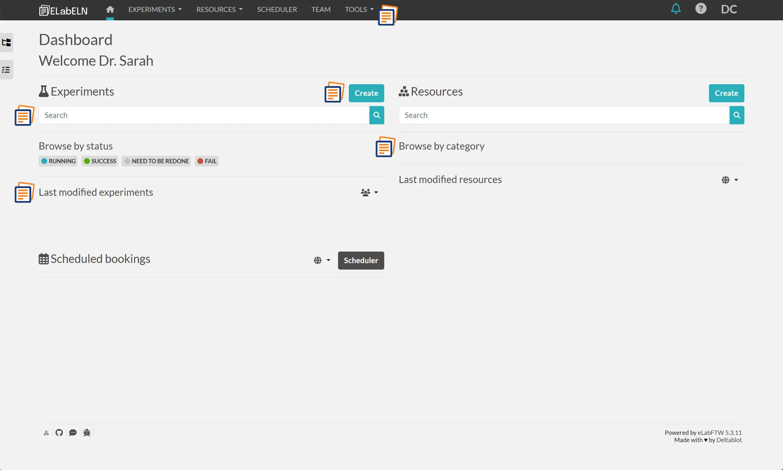 Understanding Your Dashboard (30 Seconds) | ELabELN